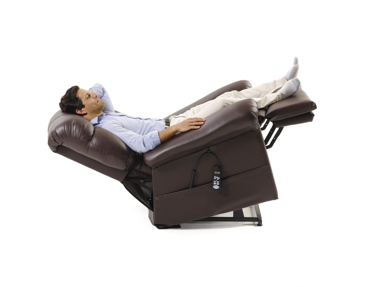 Costa Mesa The Twilight Golden Tech liftchair recliner leather heat massage